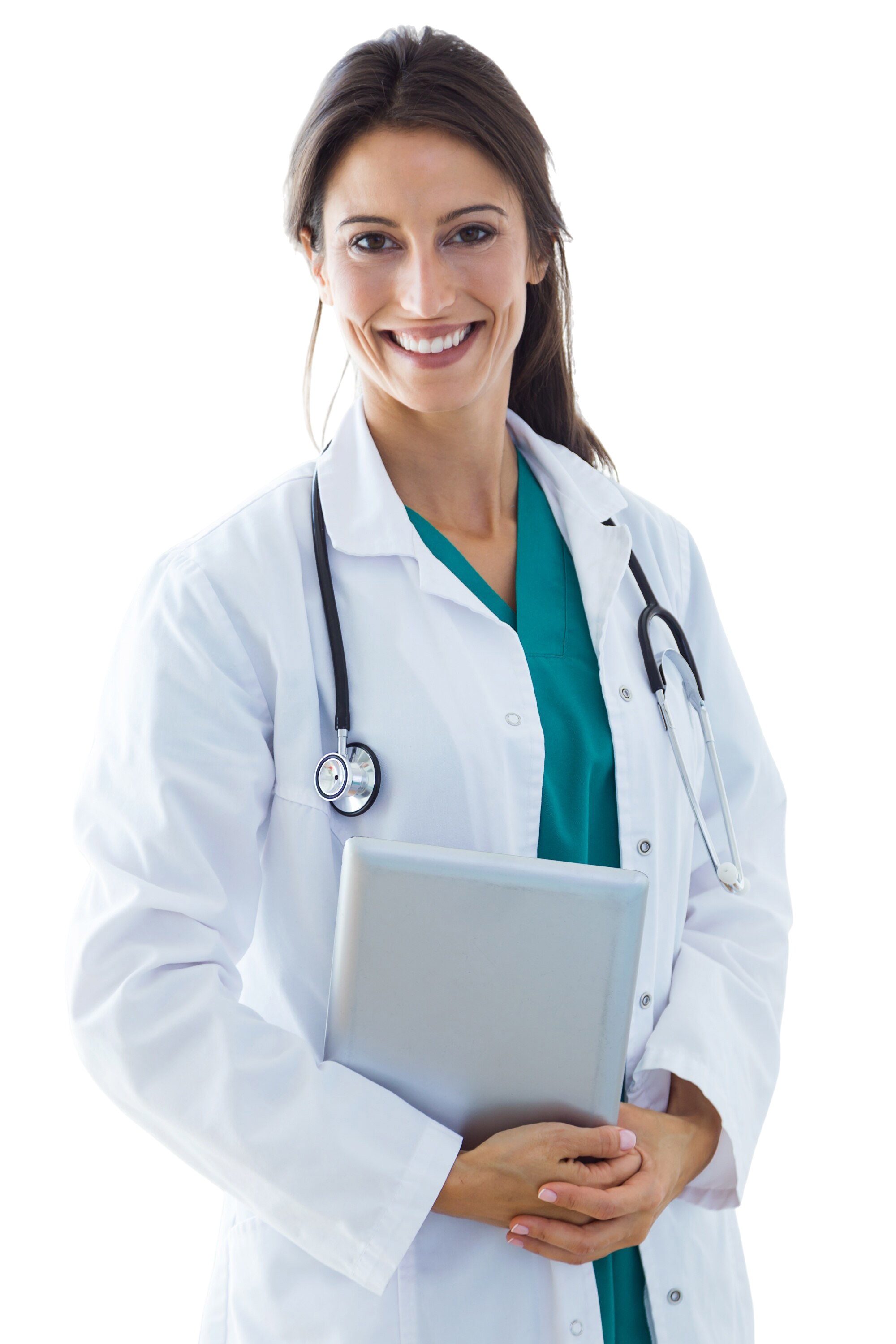 beautiful-young-female-doctor-looking-camera-office